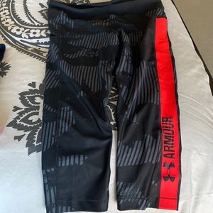 Under Armour Pants Leggings Women Large Heatgear